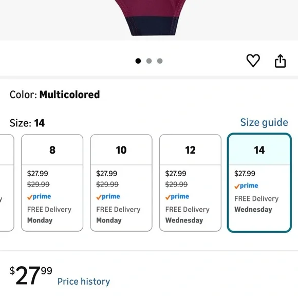 Harry Potter Girls' Hogwarts Swimsuit Size 14 NWOT - Picture 8 of 9